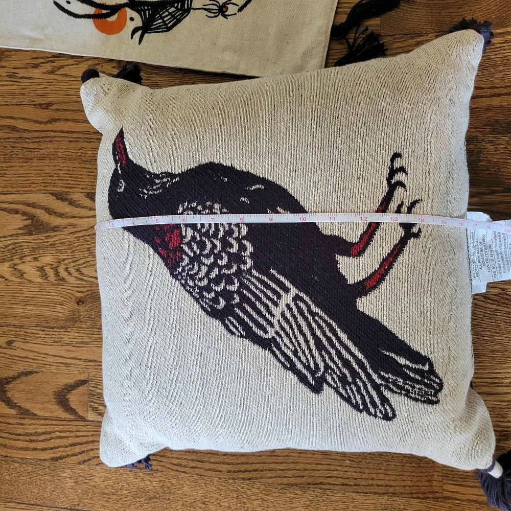 Threshold Halloween Raven Throw Pillow & Banner - Picture 8 of 16